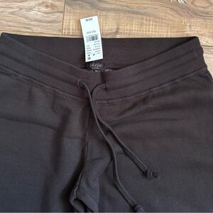 NEW w TAGS Brandy Melville Black Wide Band Straight Leg Sweatpants